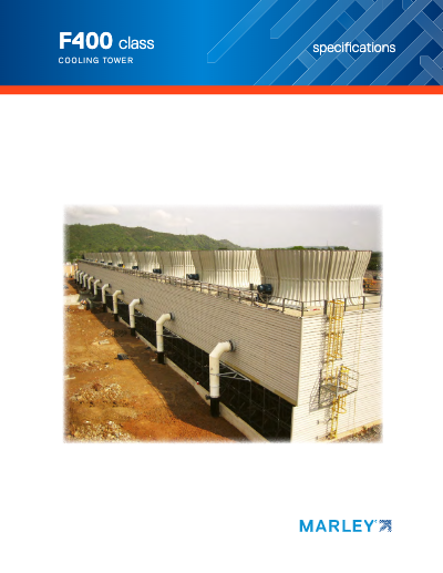 Download the document: Class F400 Counterflow Cooling Tower Specifications