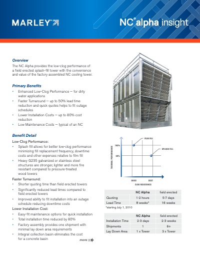 Download the document: Marley Insight – NC Alpha Cooling Tower
