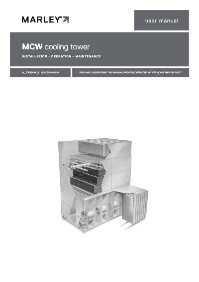 Download the document: Marley MCW Cooling Tower User Manual