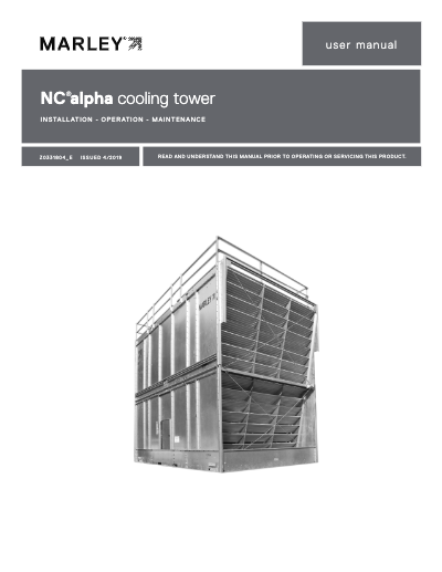 Download the document: Marley NC Alpha Cooling Tower User Manual