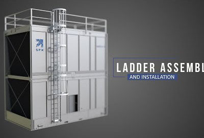 How To Install A Marley® NC Cooling Tower Episode 10: Ladder Assembly and Installation