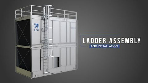How To Install A Marley® NC Cooling Tower Episode 10: Ladder Assembly and Installation