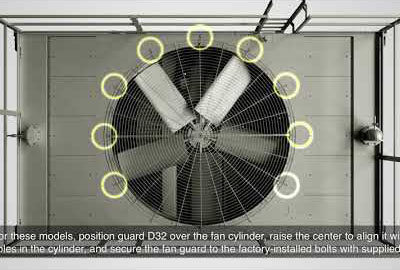 How To Install A Marley® NC Cooling Tower Episode 6: Fan Guards