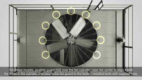 How To Install A Marley® NC Cooling Tower Episode 6: Fan Guards