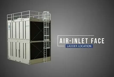 How To Install A Marley® NC Cooling Tower Episode 9: Guardrail for Air-Inlet Face Ladder