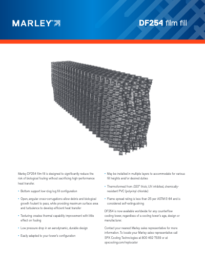 Marley DF254 Counterflow Fill