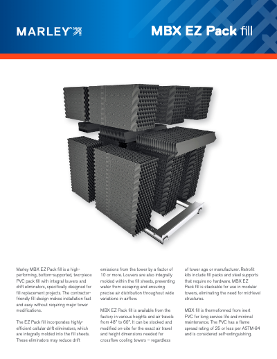 Marley MBX EZ Pack Film Fill