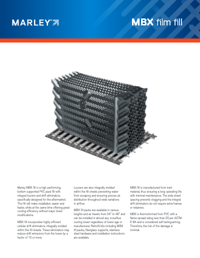 Marley MBX Crossflow Film Fill